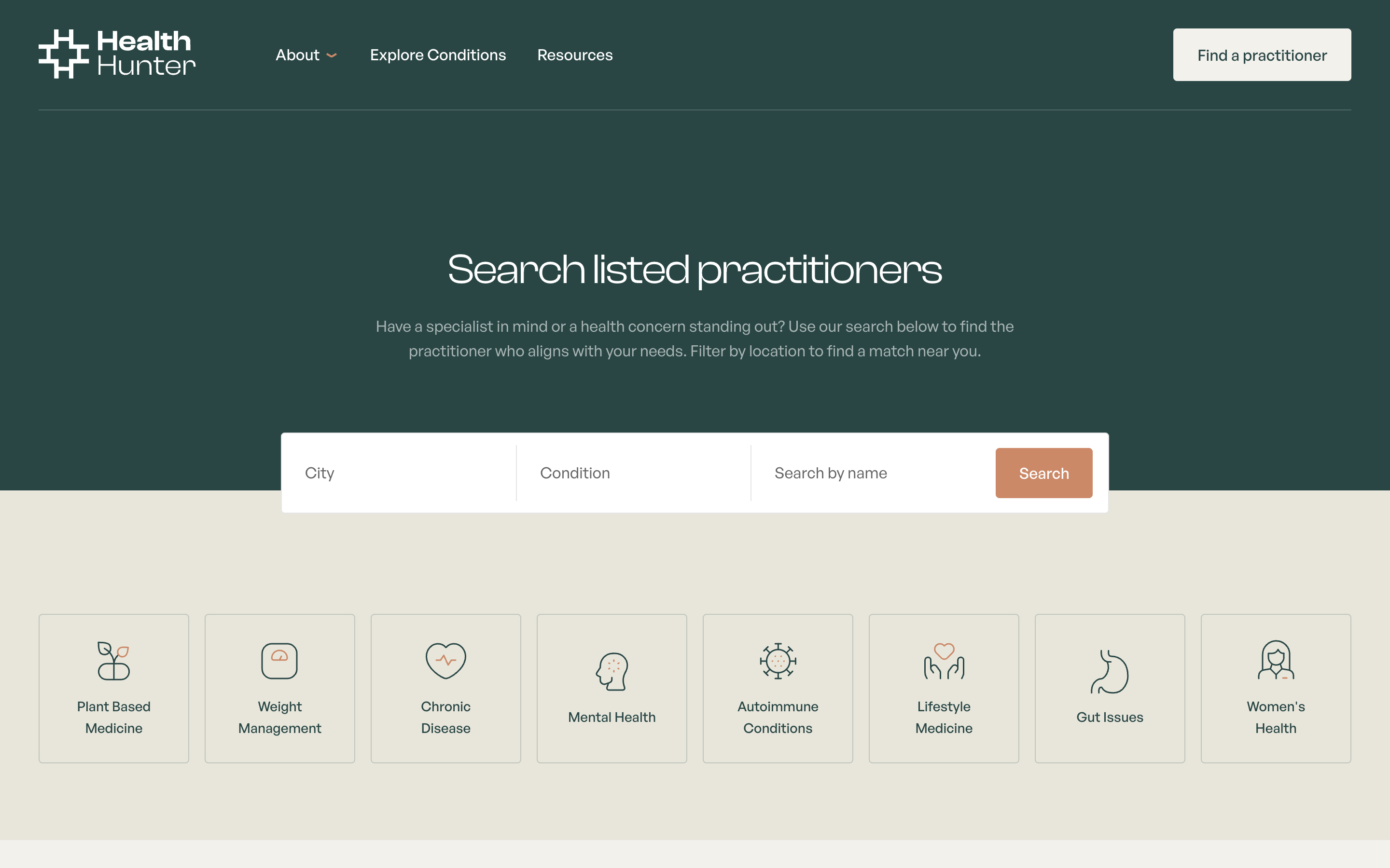 Health Hunter Practitioner Search Image
